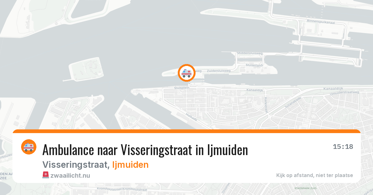 Ambulance naar Visseringstraat in Ijmuiden — 4 mei 2026