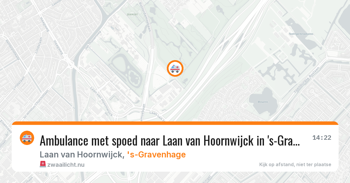 Ambulance met spoed naar Laan van Hoornwijck in 's-Gravenhage — 26 jan 2026