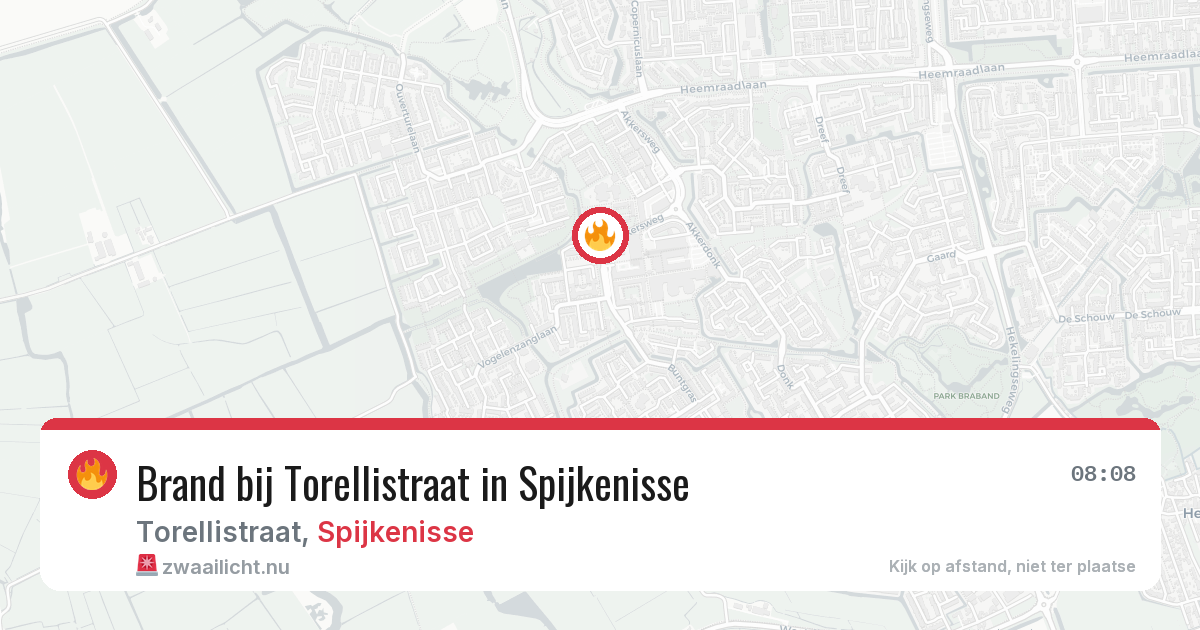 Brand bij Torellistraat in Spijkenisse — 6 jun 2026