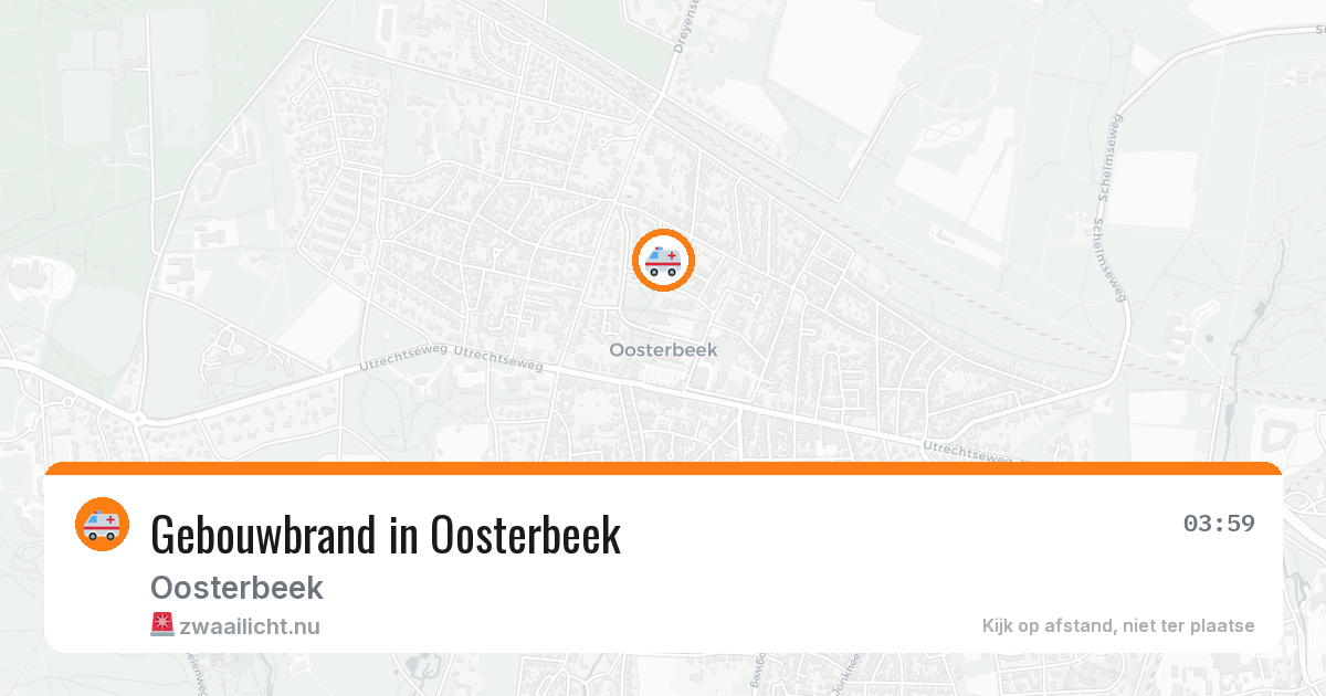 Gebouwbrand in Oosterbeek — 7 jun 2026