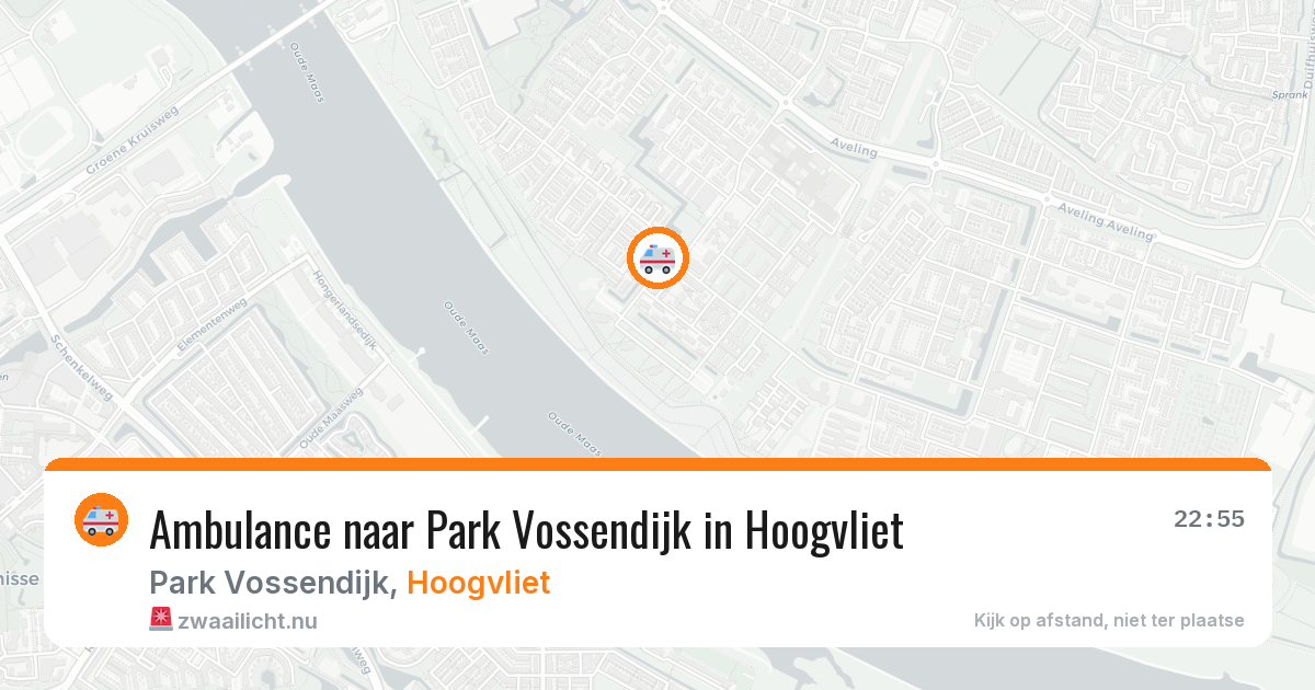 Ambulance naar Park Vossendijk in Hoogvliet — 12 jul 2026