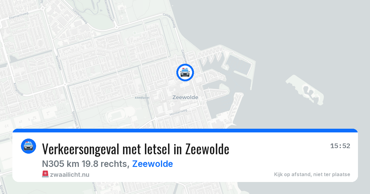 Verkeersongeval met letsel in Zeewolde — 17 apr 2026