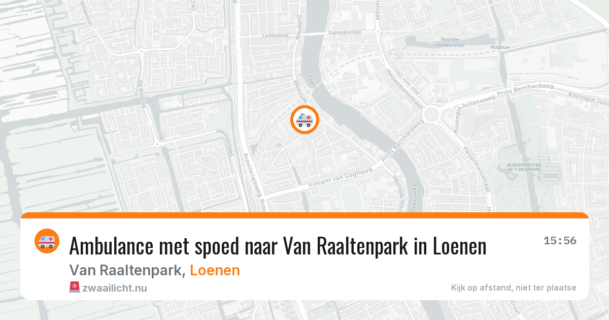 Ambulance met spoed naar Van Raaltenpark in Loenen — 26 jan 2026