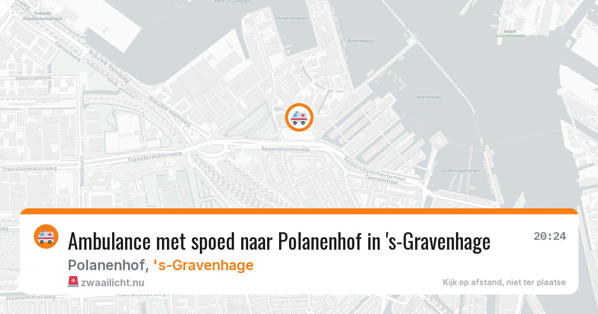 Ambulance met spoed naar Polanenhof in 's-Gravenhage — 28 mrt 2026