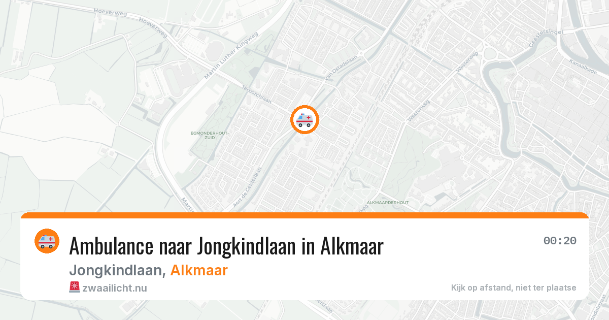 Ambulance naar Jongkindlaan in Alkmaar — 21 jul 2026