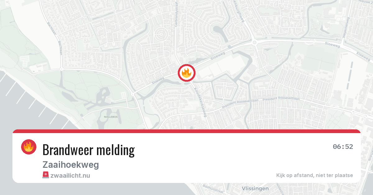 Brandweer melding — 25 mrt 2026