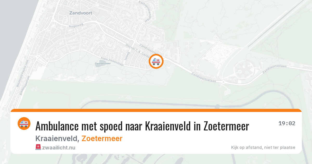 Ambulance met spoed naar Kraaienveld in Zoetermeer — 24 jan 2026