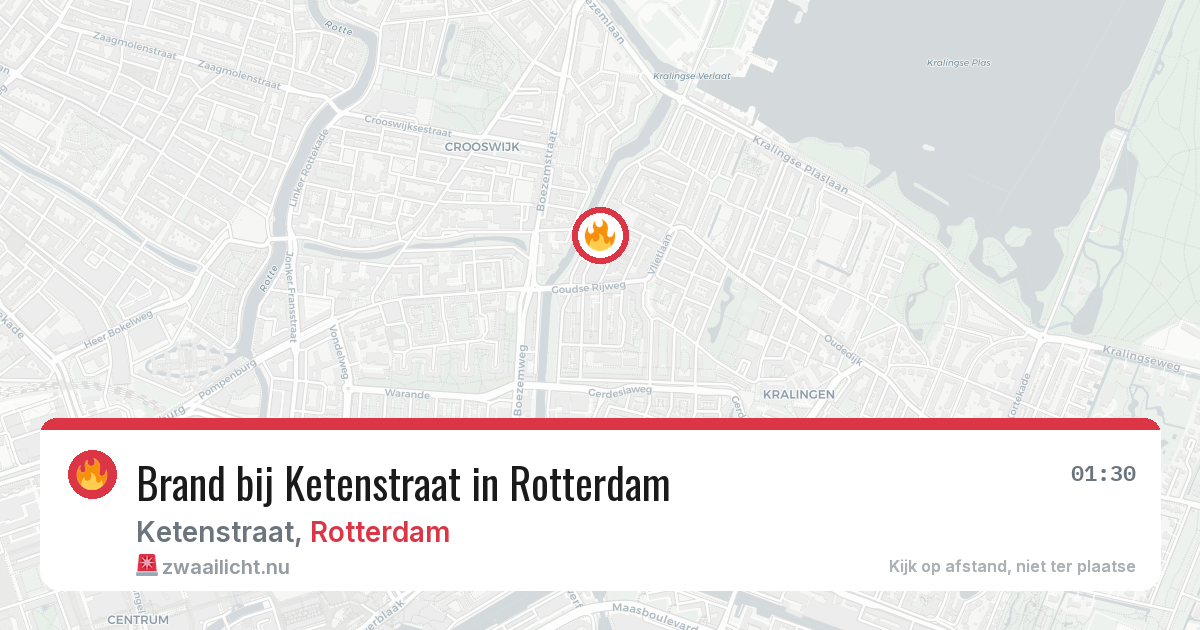 Brand bij Ketenstraat in Rotterdam — 5 jun 2026