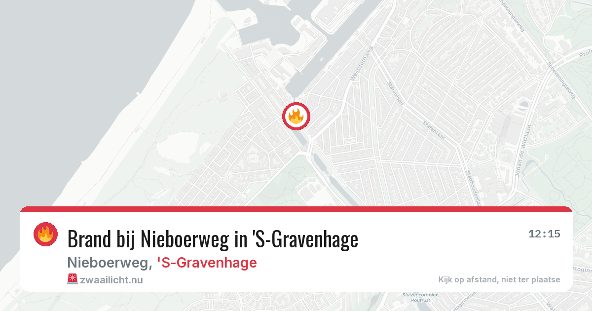 Brand bij Nieboerweg in 'S-Gravenhage — 27 apr 2026
