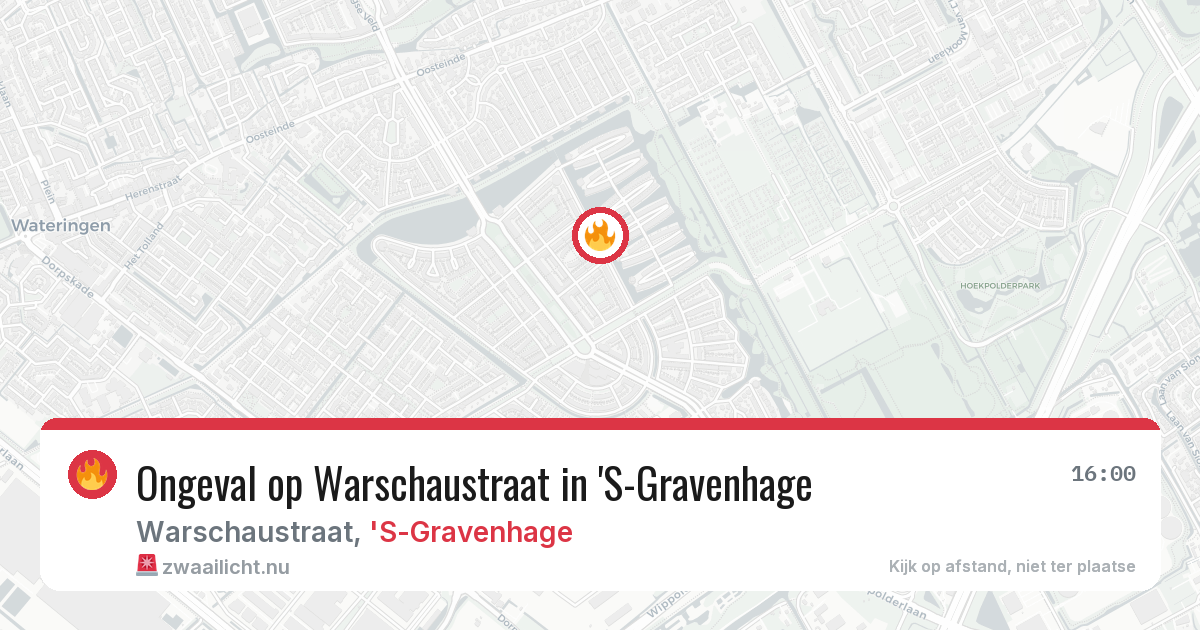 Ongeval op Warschaustraat in 'S-Gravenhage — 4 jun 2026