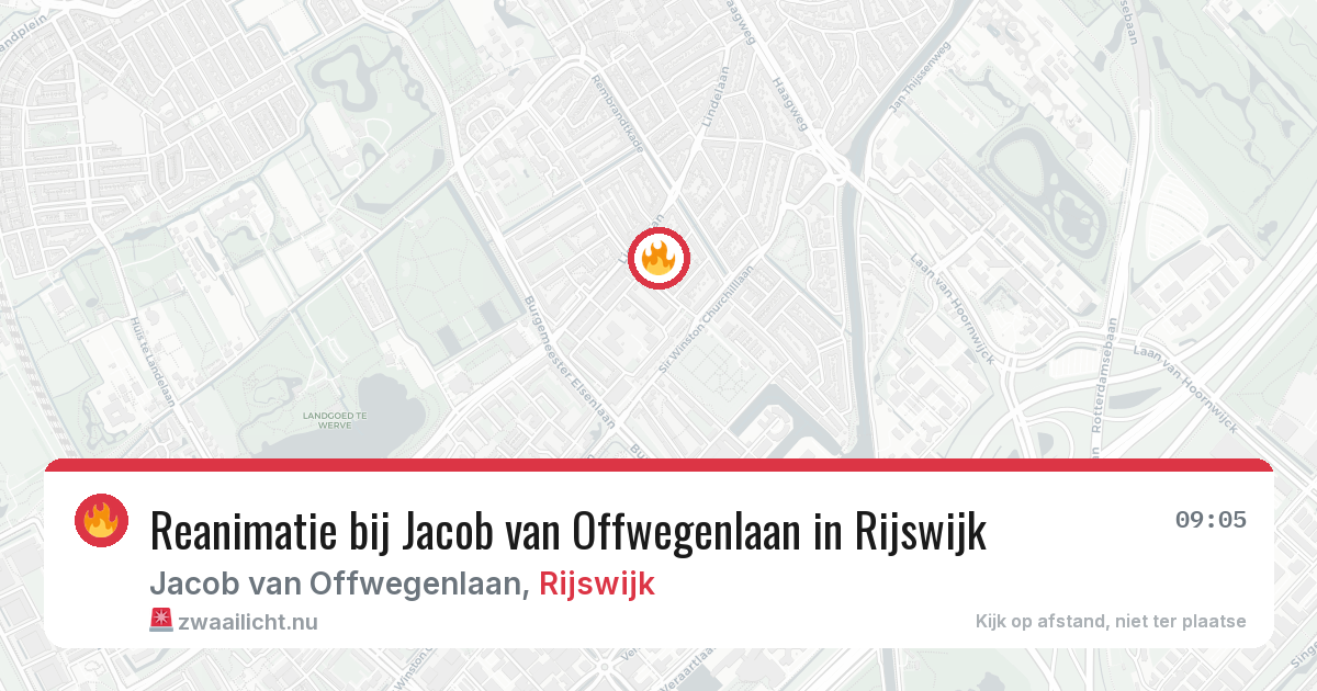 Reanimatie bij Jacob van Offwegenlaan in Rijswijk — 16 feb 2026