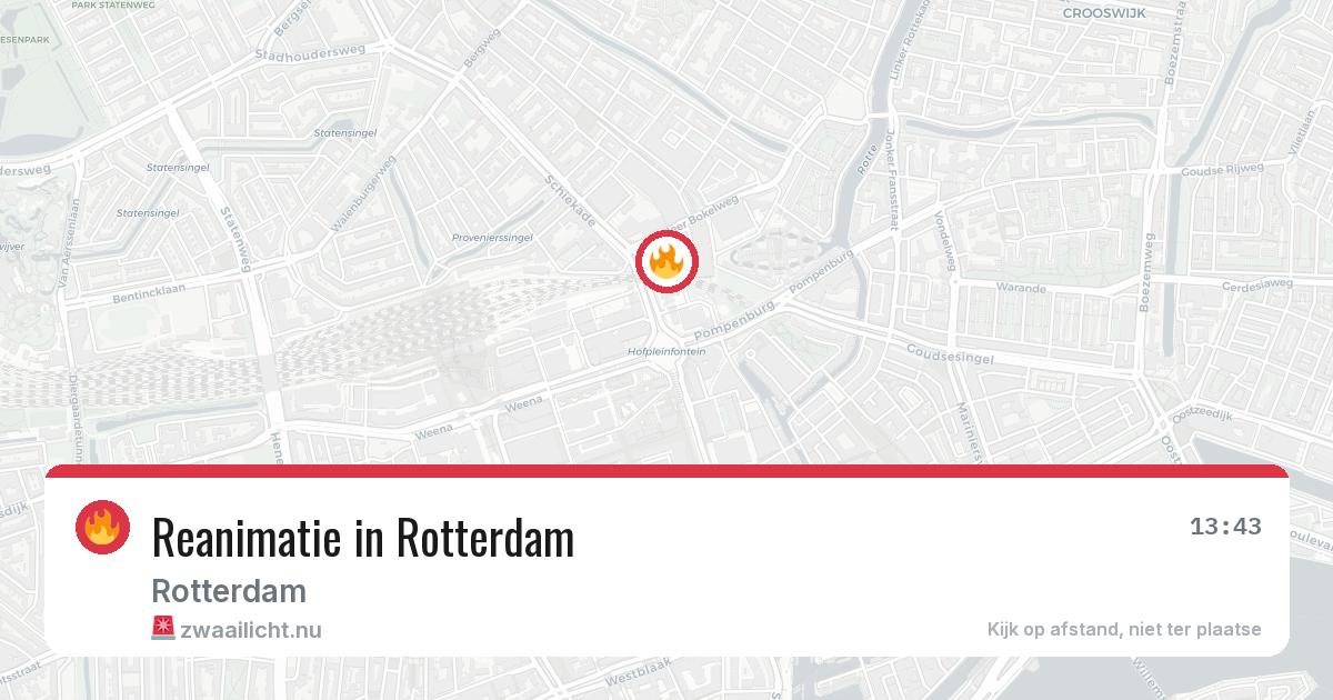 Reanimatie in Rotterdam — 10 jun 2026
