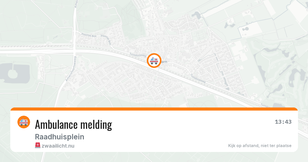 Ambulance melding — 31 jan 2026