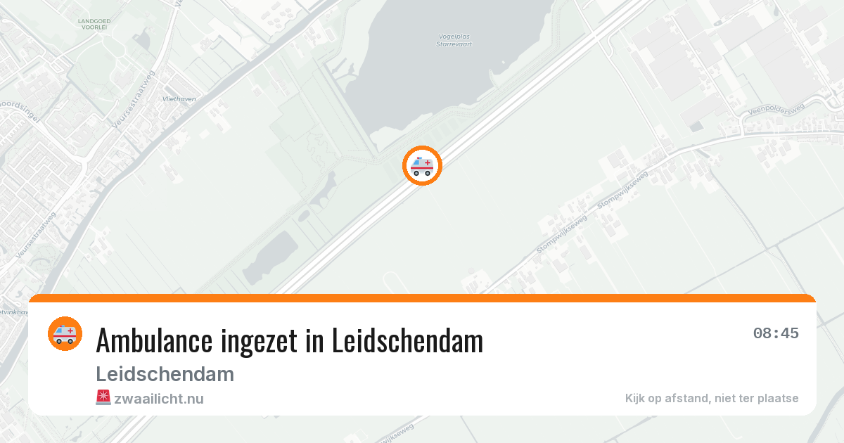 Ambulance ingezet in Leidschendam — 26 mrt 2026