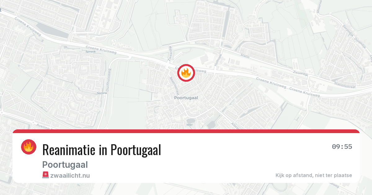 Reanimatie in Poortugaal — 10 mei 2026