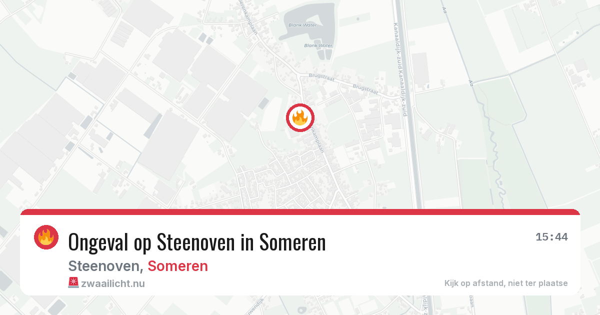 Ongeval op Steenoven in Someren — 4 jul 2026