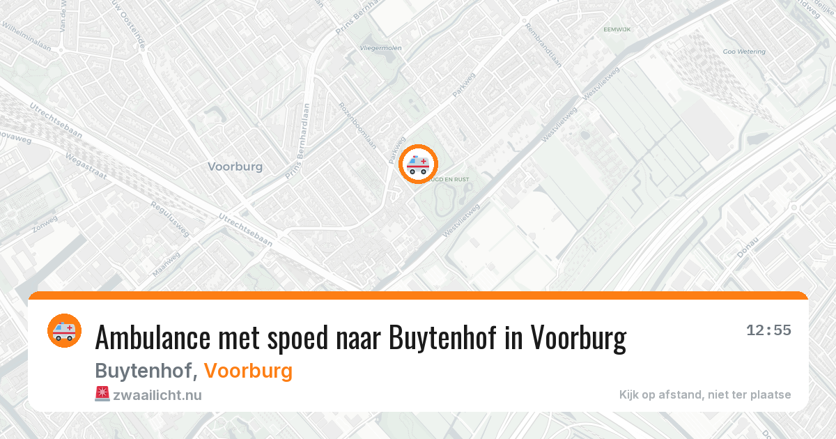 Ambulance met spoed naar Buytenhof in Voorburg — 21 jul 2026