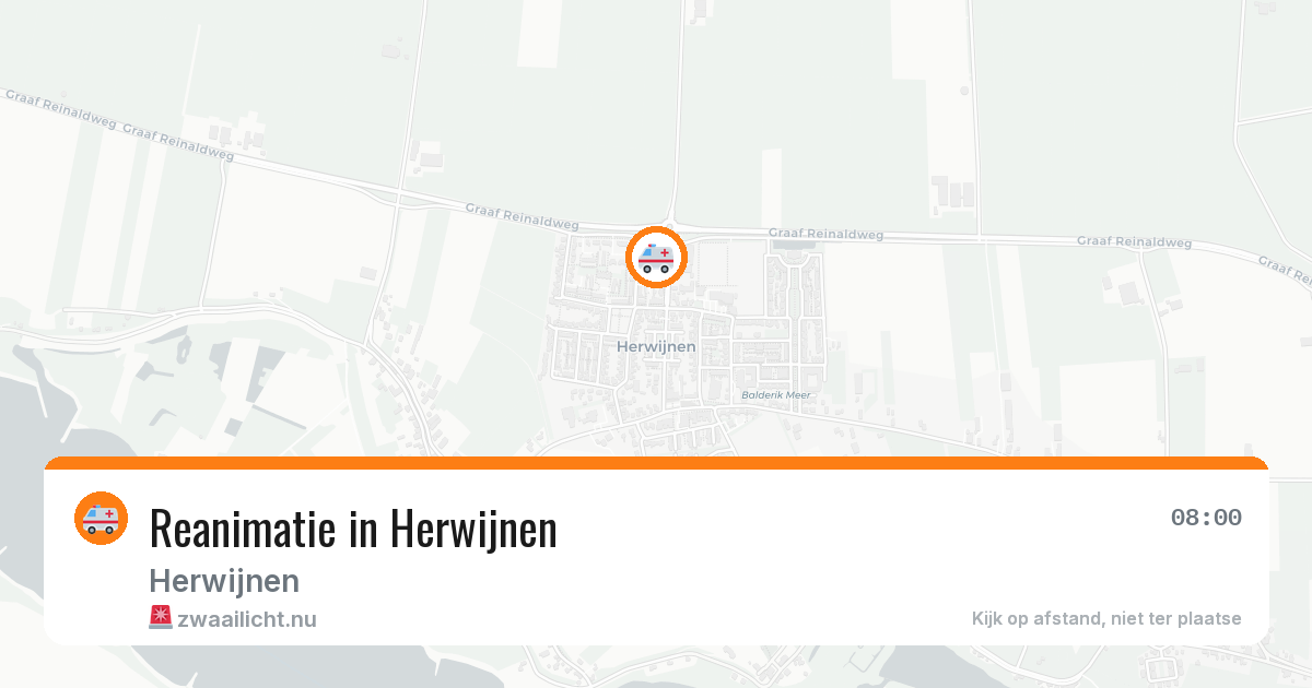 Reanimatie in Herwijnen — 25 jul 2026