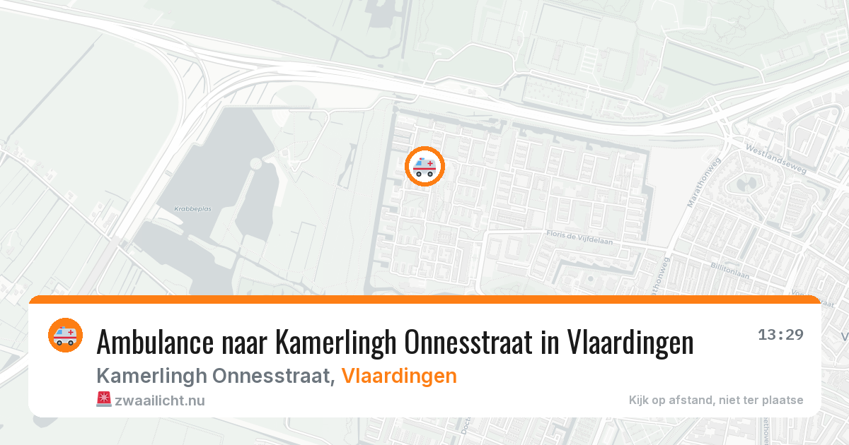 Ambulance naar Kamerlingh Onnesstraat in Vlaardingen — 4 jun 2026
