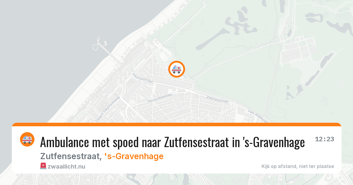 Ambulance met spoed naar Zutfensestraat in 's-Gravenhage — 18 mei 2026