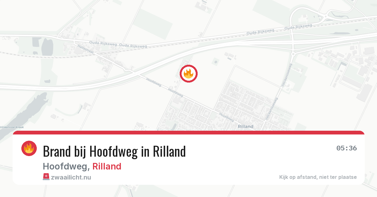 Brand bij Hoofdweg in Rilland — 12 mrt 2026