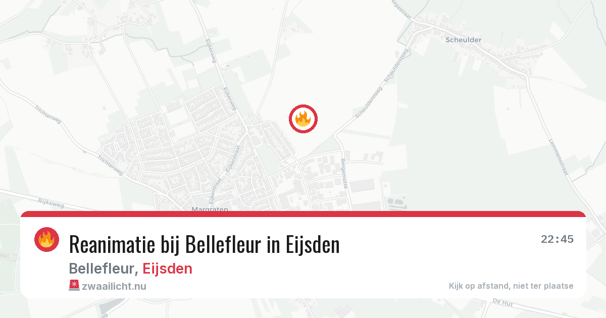 Reanimatie bij Bellefleur in Eijsden — 18 jan 2026