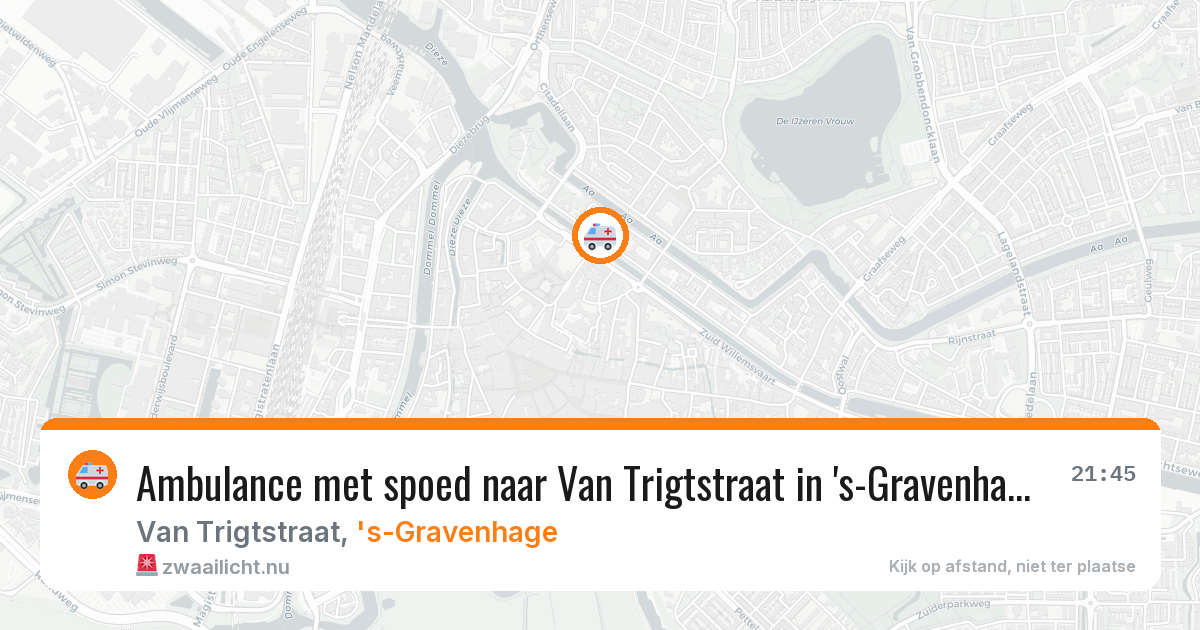 Ambulance met spoed naar Van Trigtstraat in 's-Gravenhage — 28 jan 2026