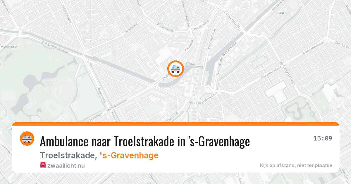 Ambulance naar Troelstrakade in 's-Gravenhage — 28 feb 2026