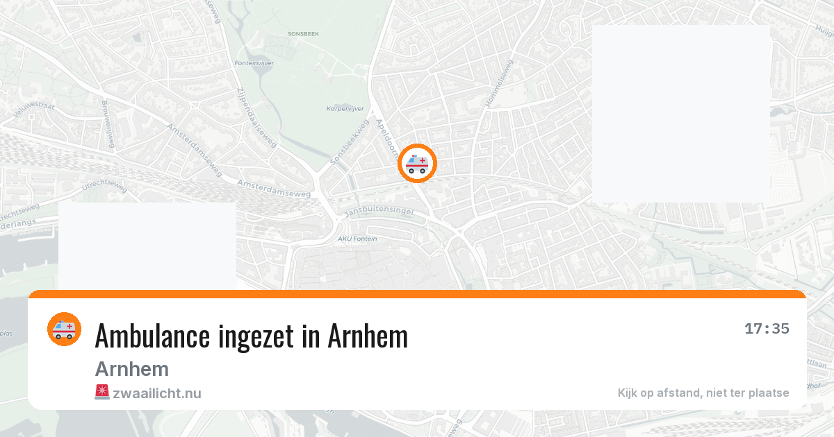 Ambulance ingezet in Arnhem — 10 jul 2026
