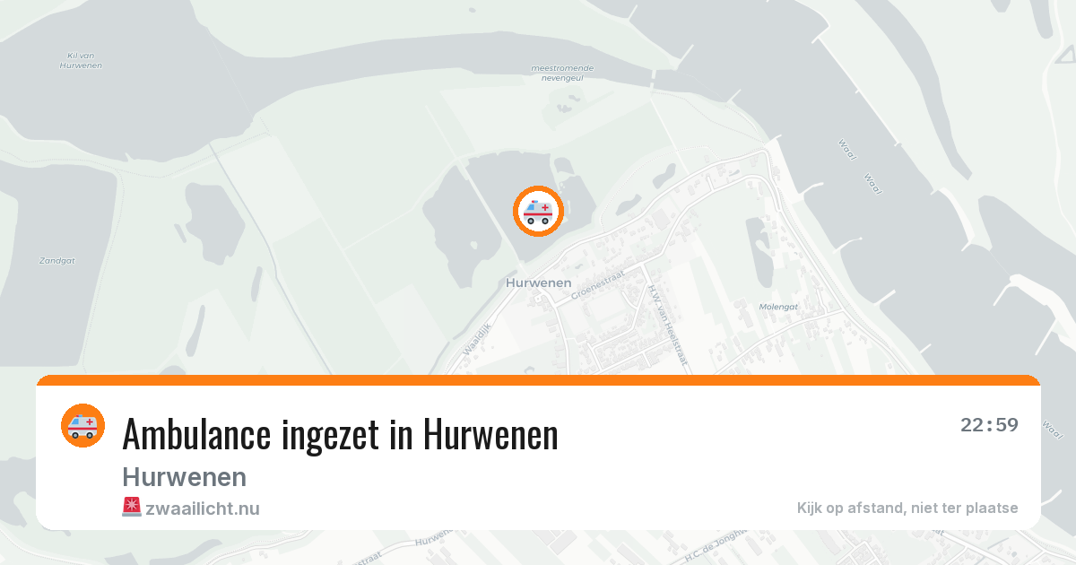Ambulance ingezet in Hurwenen — 3 apr 2026
