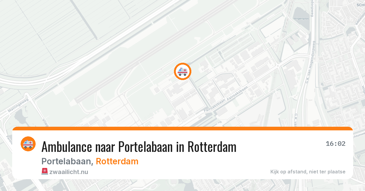 Ambulance naar Portelabaan in Rotterdam — 24 jul 2026