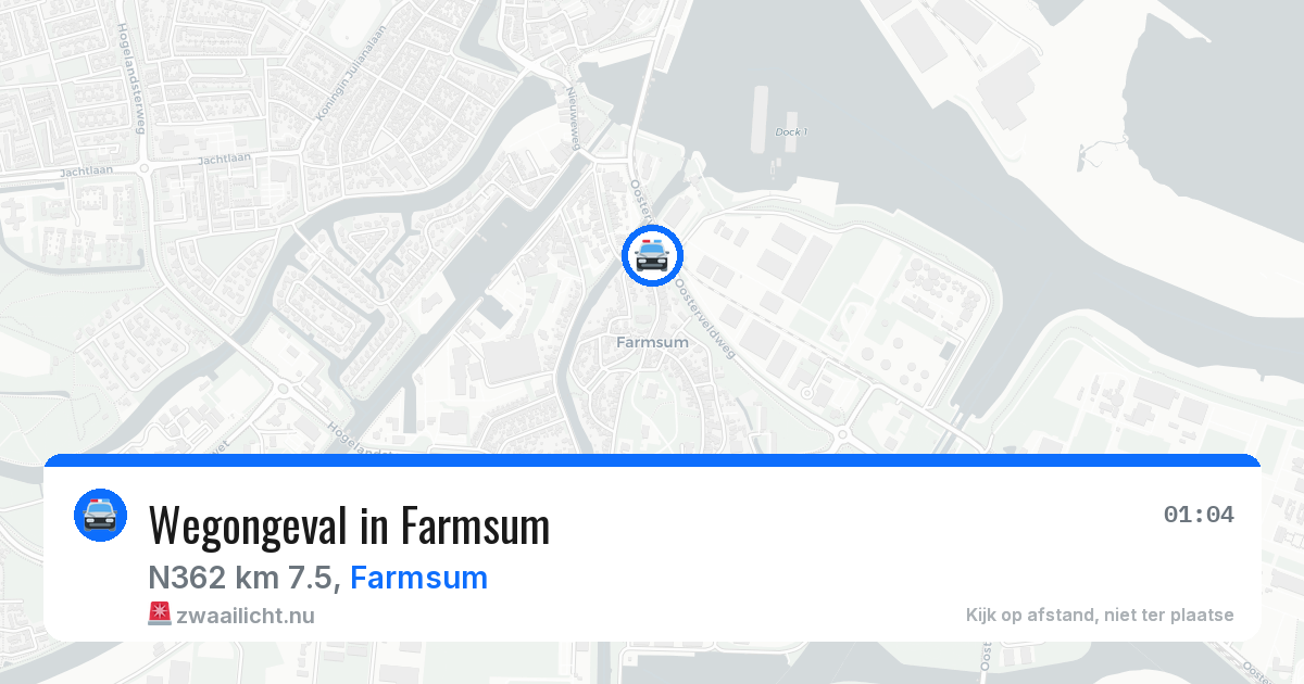 Wegongeval in Farmsum — 28 apr 2026