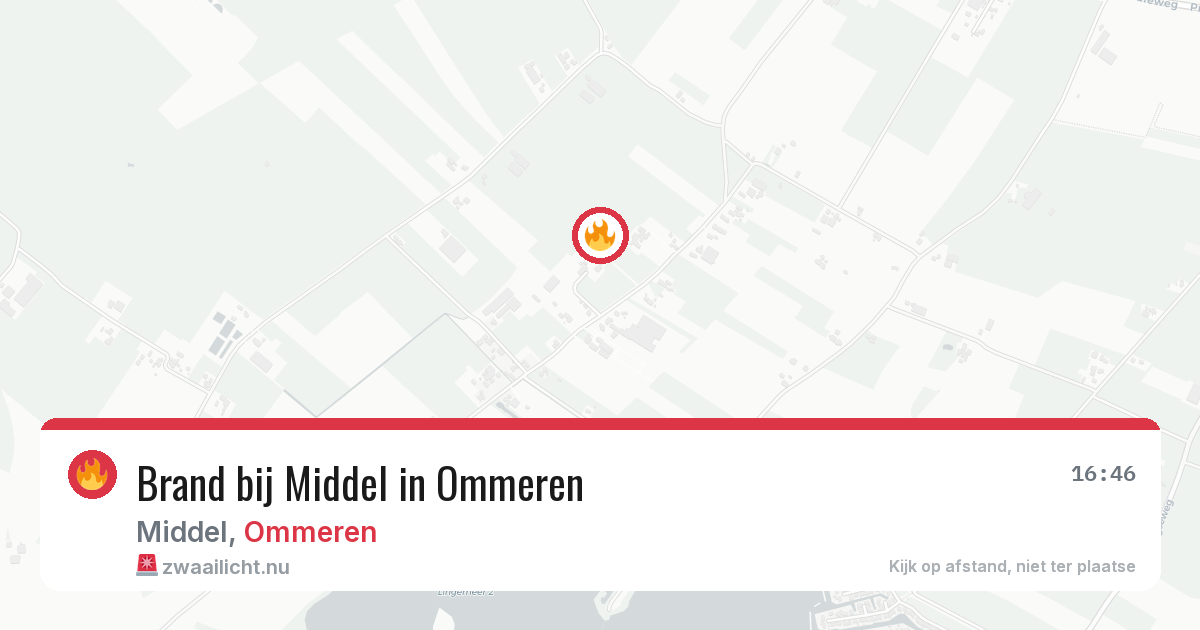 Brand bij Middel in Ommeren — 29 mei 2026