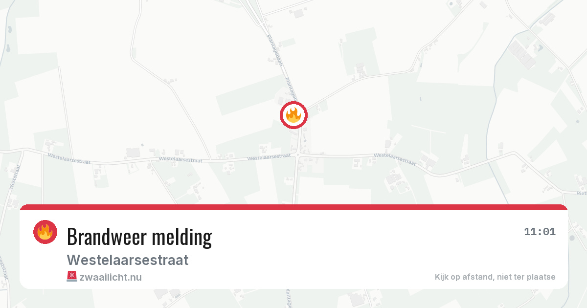 Brandweer melding — 10 jul 2026