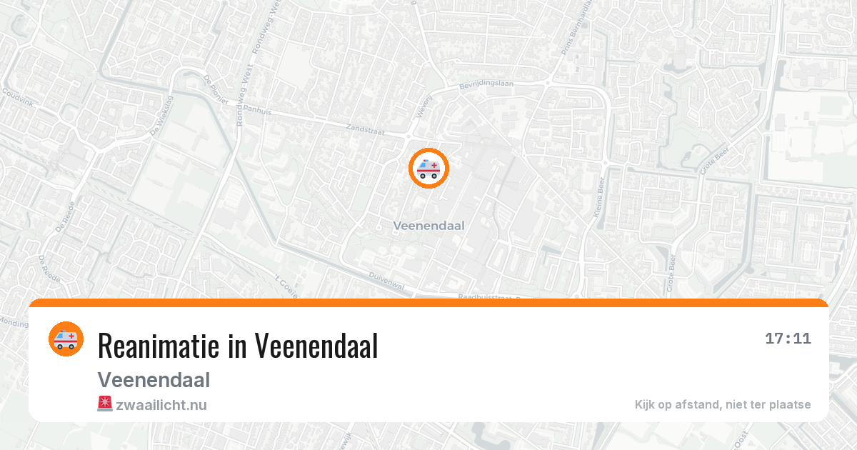 Reanimatie in Veenendaal — 21 mrt 2026