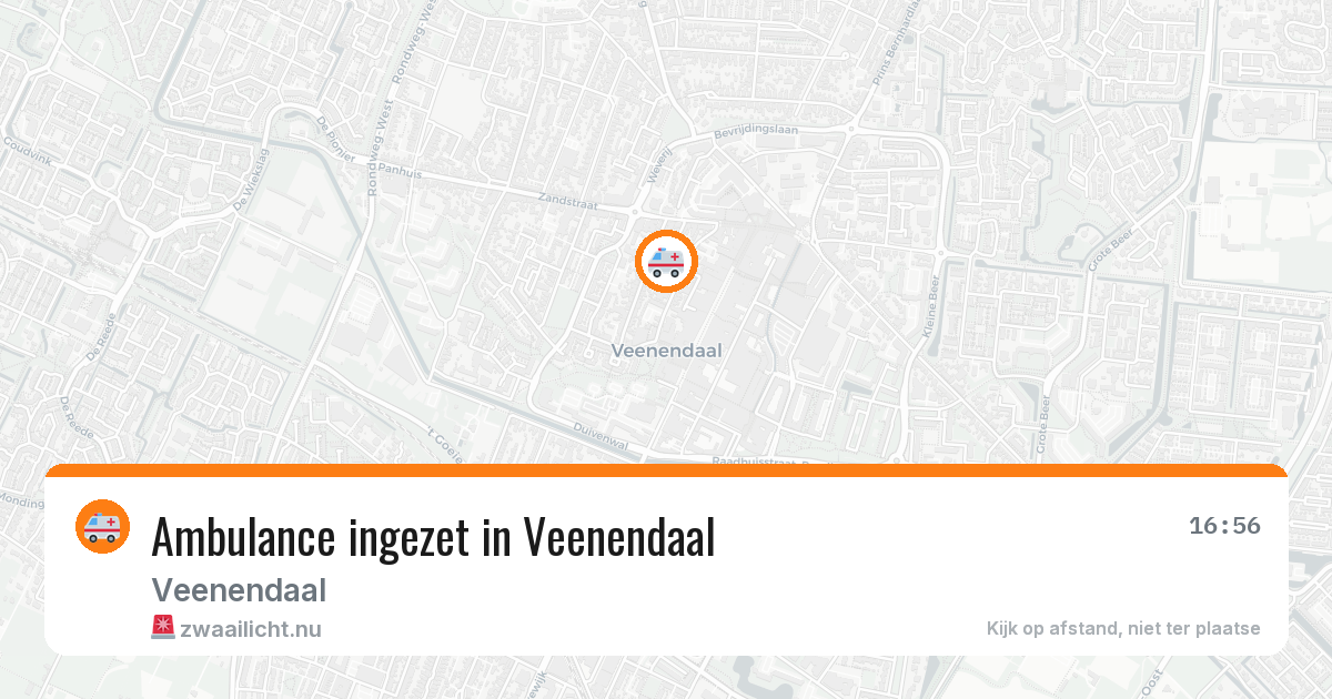 Ambulance ingezet in Veenendaal — 3 jun 2026