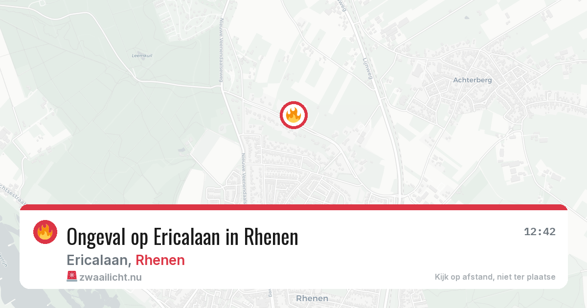 Ongeval op Ericalaan in Rhenen — 5 mei 2026