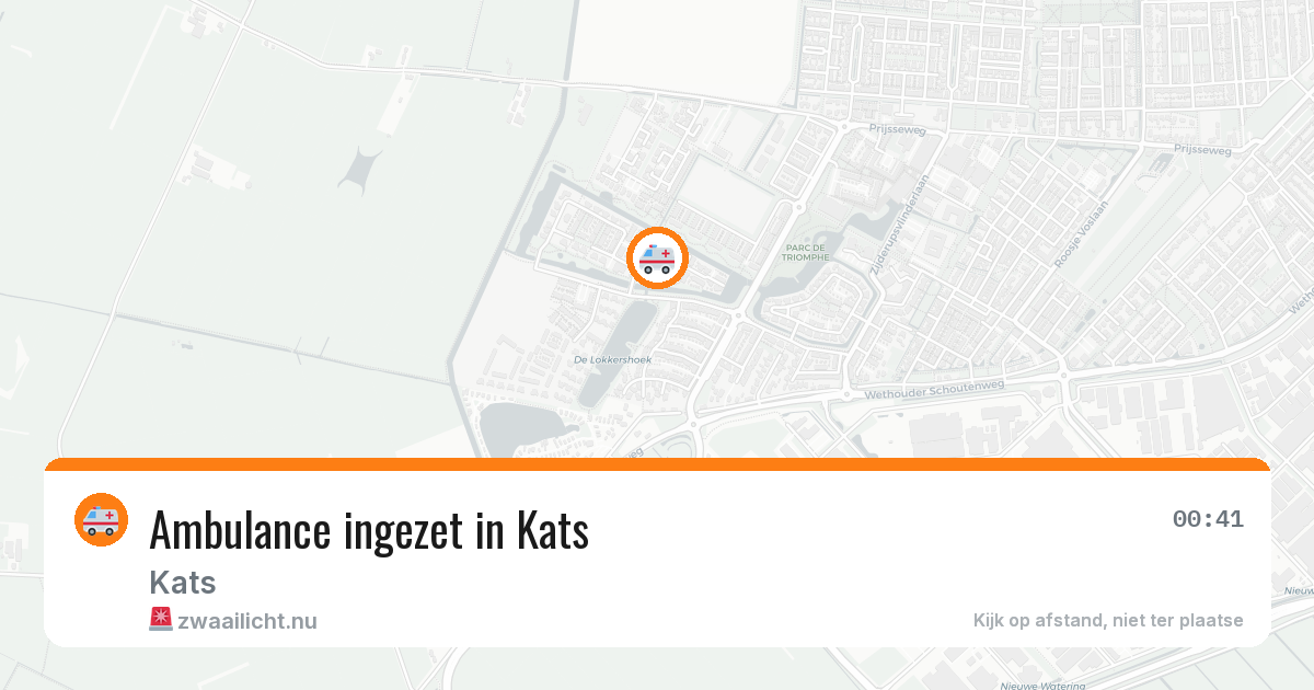 Ambulance ingezet in Kats — 7 feb 2026