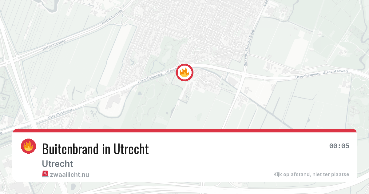 Buitenbrand in Utrecht — 1 apr 2026