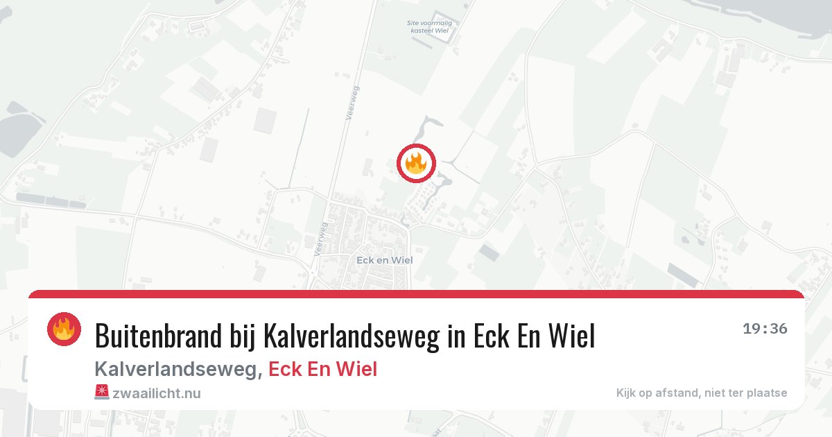 Buitenbrand bij Kalverlandseweg in Eck En Wiel — 2 mei 2026
