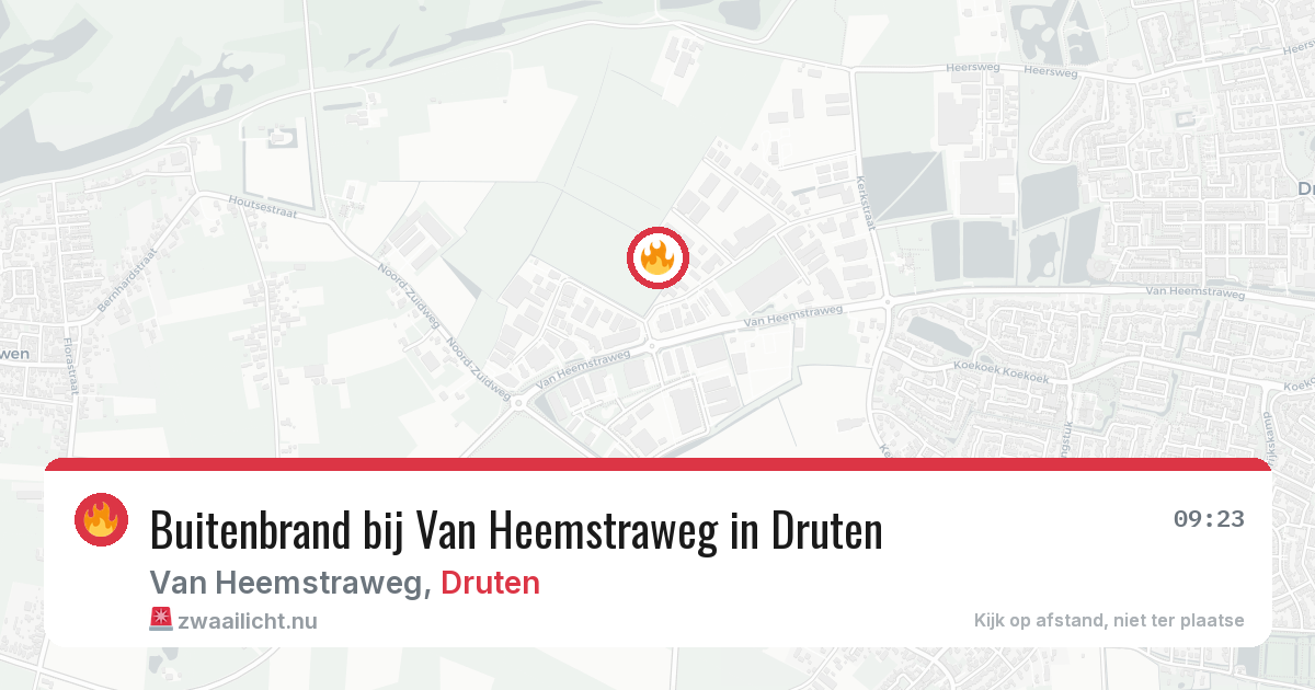 Buitenbrand bij Van Heemstraweg in Druten — 31 mei 2026
