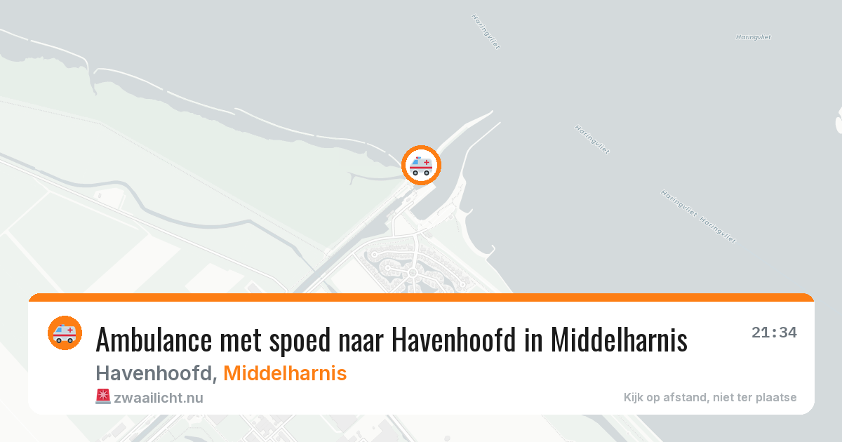 Ambulance met spoed naar Havenhoofd in Middelharnis — 23 jul 2026