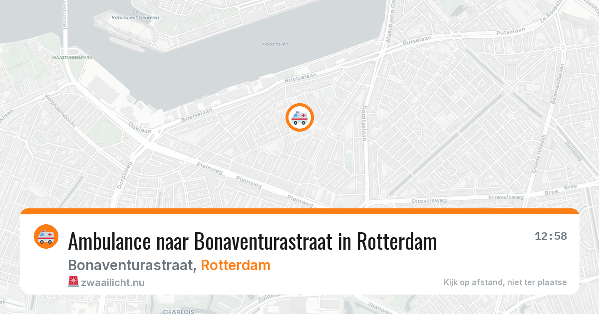 Ambulance naar Bonaventurastraat in Rotterdam — 5 jun 2026