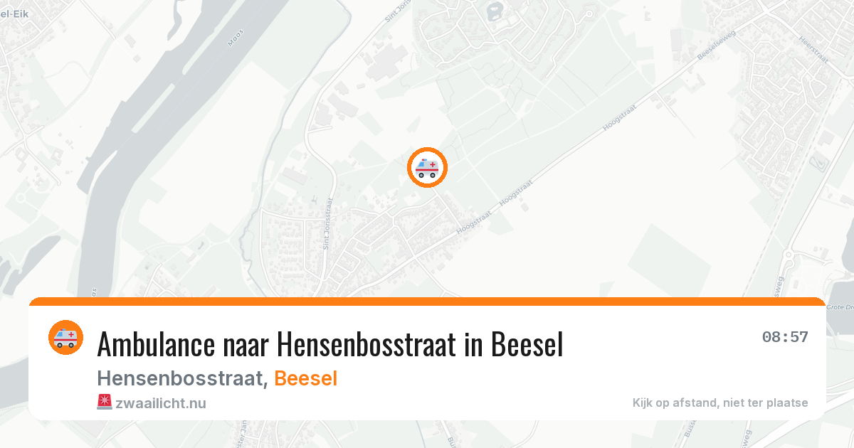 Ambulance naar Hensenbosstraat in Beesel — 9 jul 2026