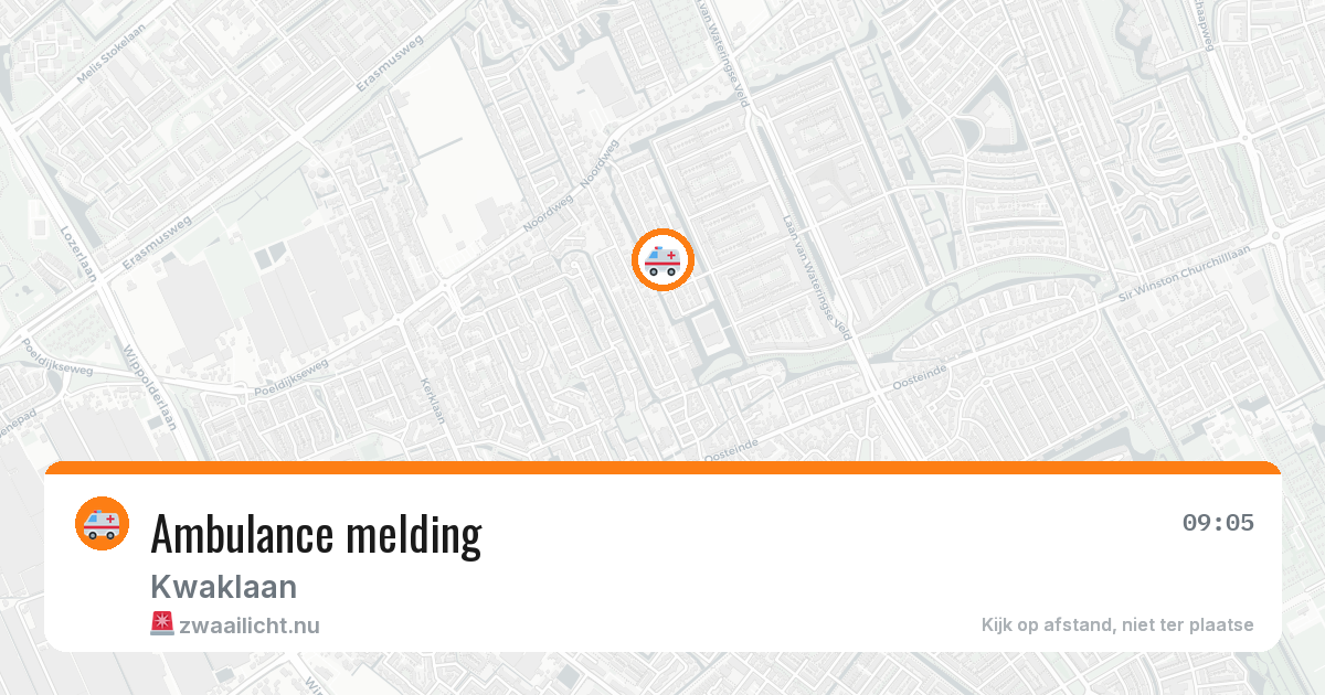 Ambulance melding — 12 jul 2026
