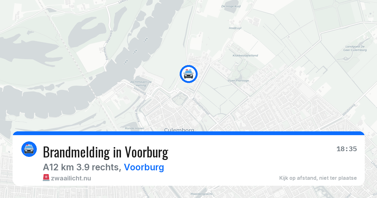 Brandmelding in Voorburg — 28 jan 2026