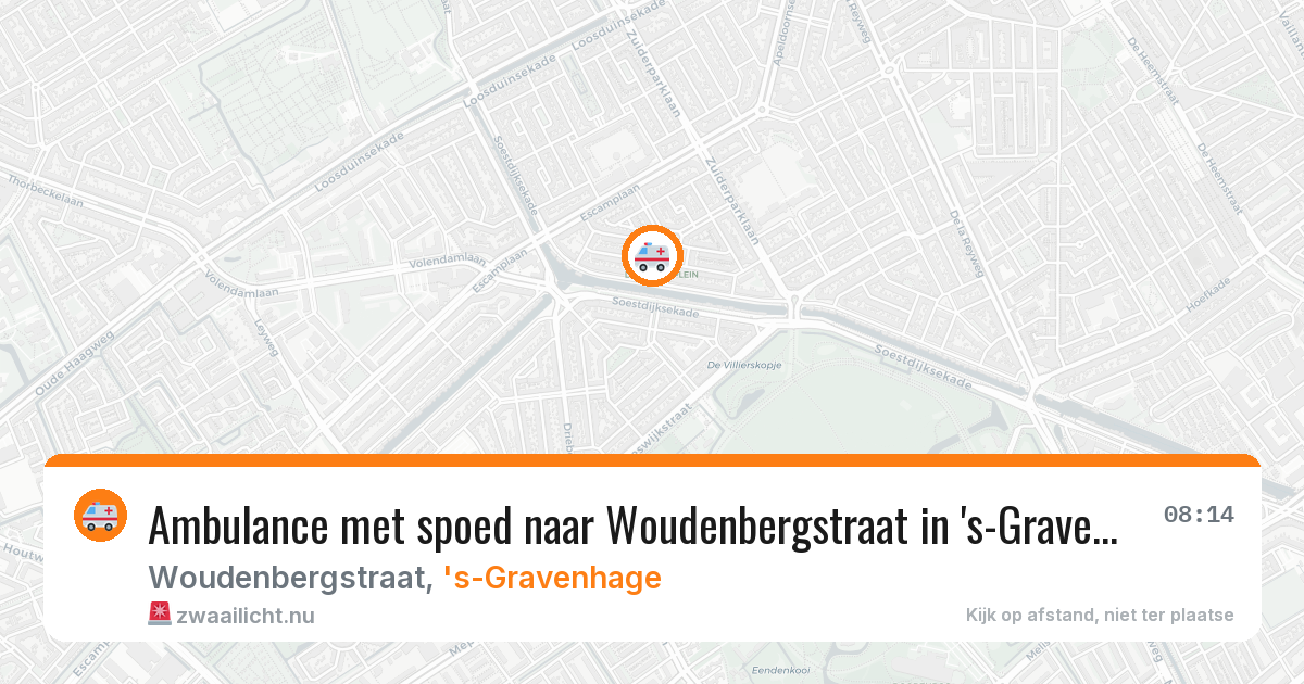 Ambulance met spoed naar Woudenbergstraat in 's-Gravenhage — 10 feb 2026