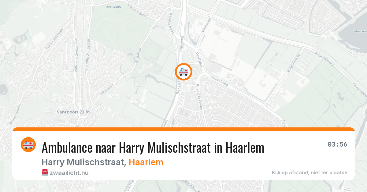 Ambulance naar Harry Mulischstraat in Haarlem — 19 jul 2026