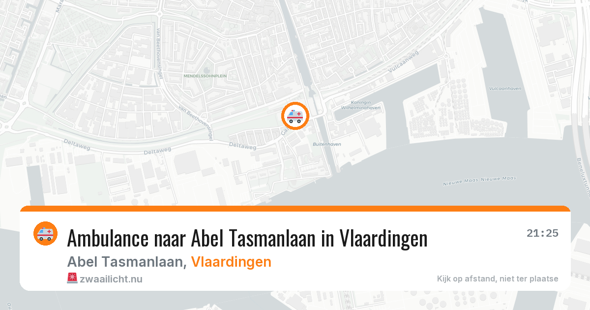 Ambulance naar Abel Tasmanlaan in Vlaardingen — 30 apr 2026