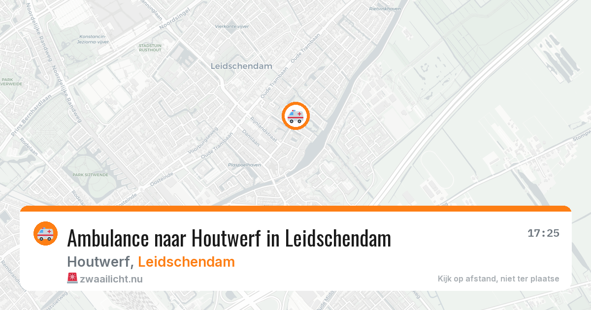 Ambulance naar Houtwerf in Leidschendam — 5 mei 2026